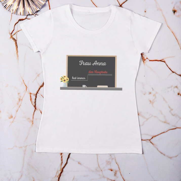 Hat den Hauptsatz - T-Shirt mit Aufdruck für Damen